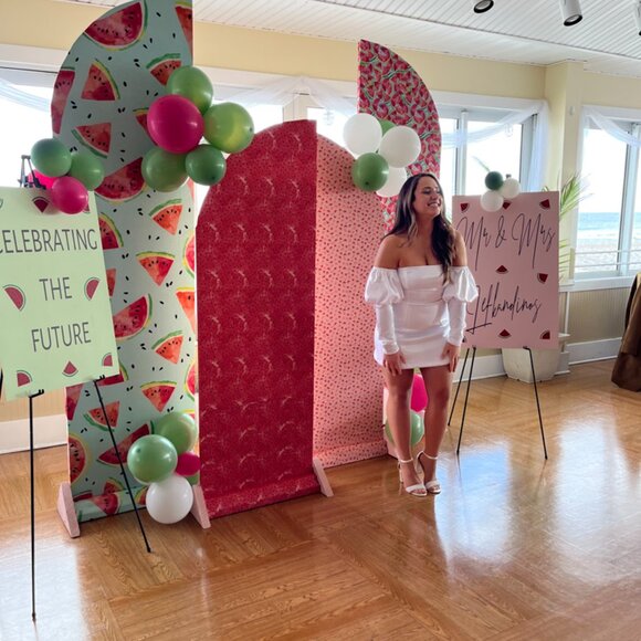 More to come puff sleeve dress, sleeves come off size M - Picture 2 of 2